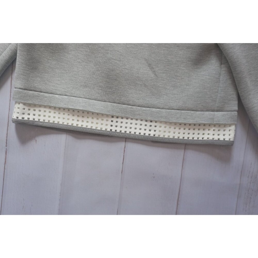 Tahari Women Gray Larissa Open Crop Jacket- Size XS - Picture 8 of 8
